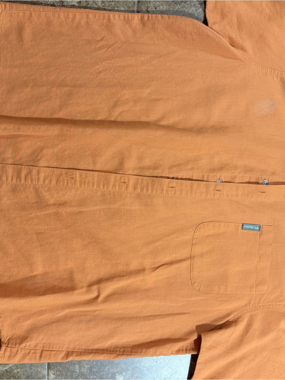 Vintage Columbia Men's Orange T-Shirt